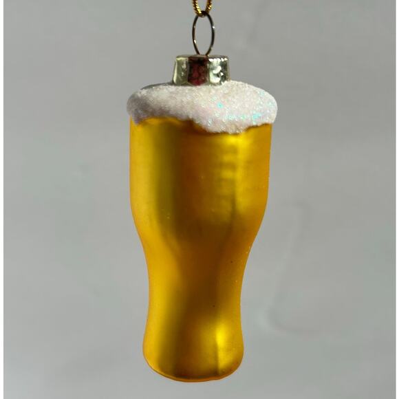 St. Patrick's Day Blown Glass Ornaments Beer Horseshoe Clover Leprechaun Ireland - Picture 4 of 10